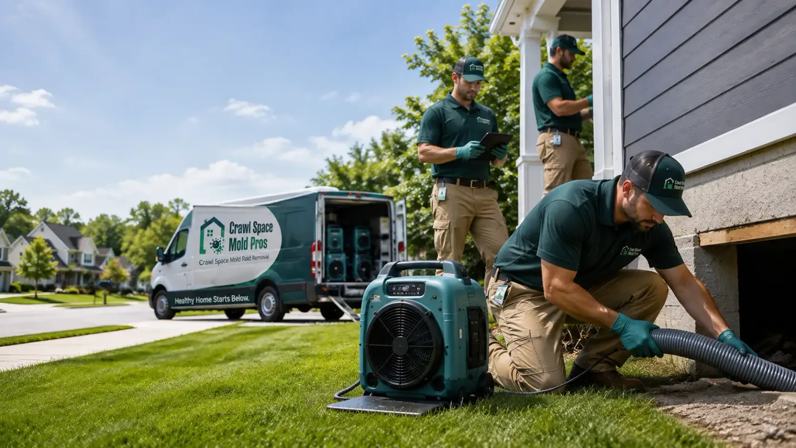 Crawl Space Mold Removal in Williamstown, PA